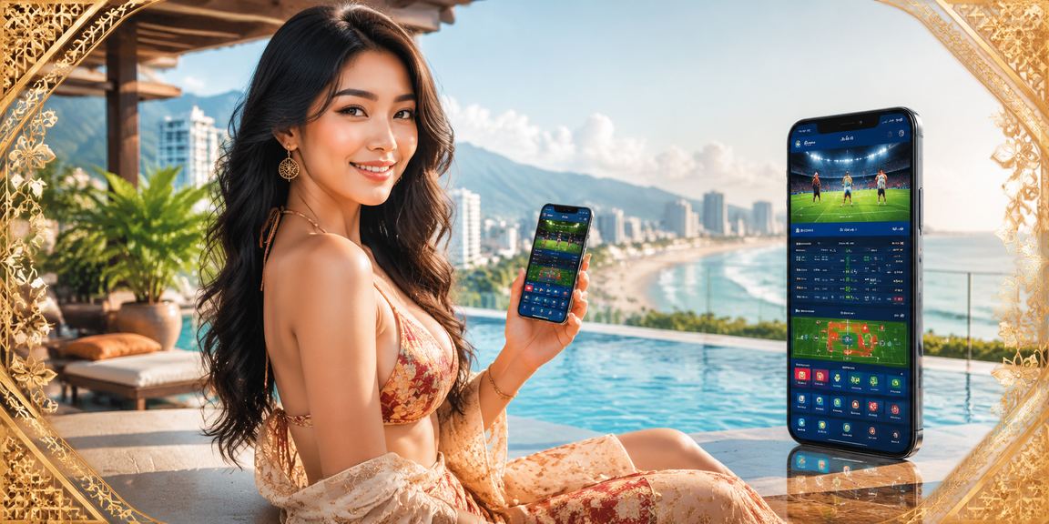 Người dùng đăng nhập tài khoản casino trực tuyến trên điện thoại tại bãi biển Đà Nẵng