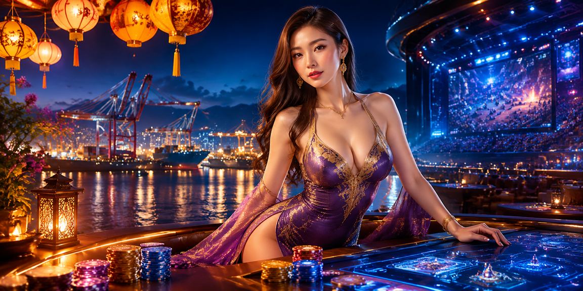 Người dùng xem kèo esports và cá cược thể thao tại phố đèn lồng Hội An về đêm